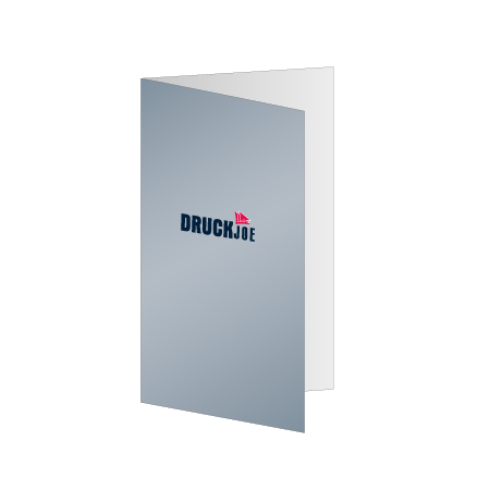 Faltblatt Einbruchfalz 4-Seiter | DIN lang 9,9 cm x 21,0 cm hoch | beidseitig bedruckt